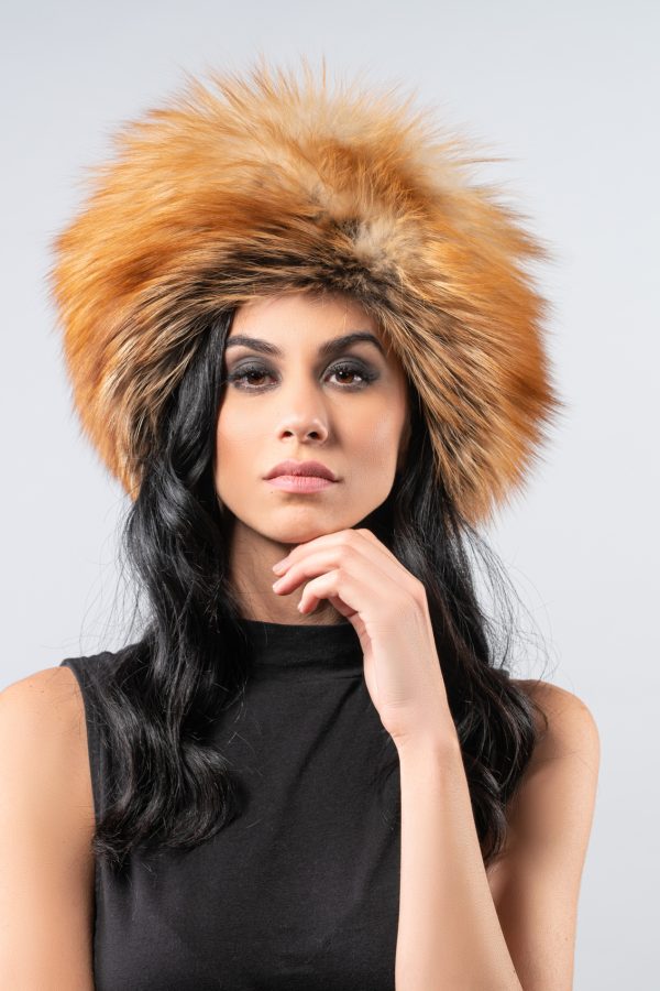 Red Fox Fur Hat