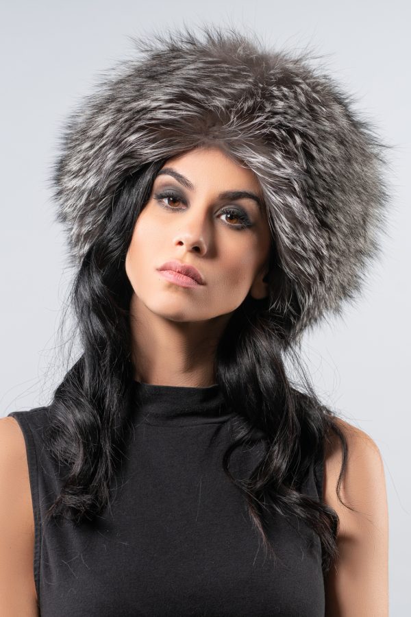Silver Fox Fur Hat