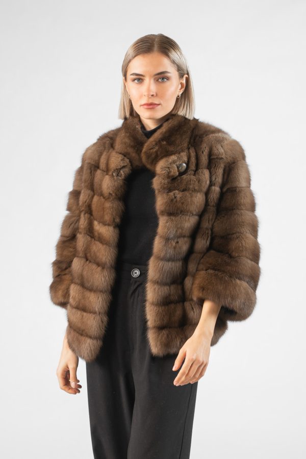 Real Sable Fur Jacket