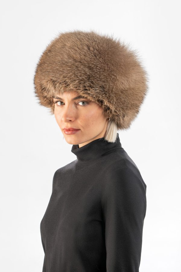 Brown Fox Fur Hat