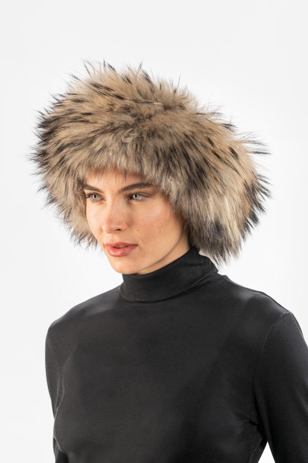 Raccoon Fur Headband