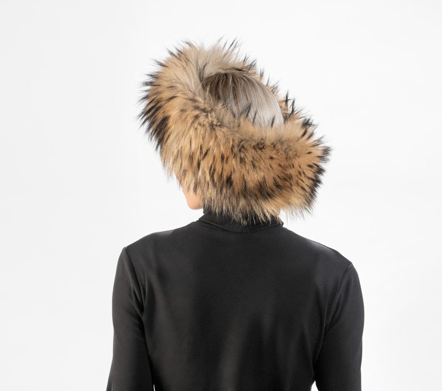 Raccoon Fur Headband
