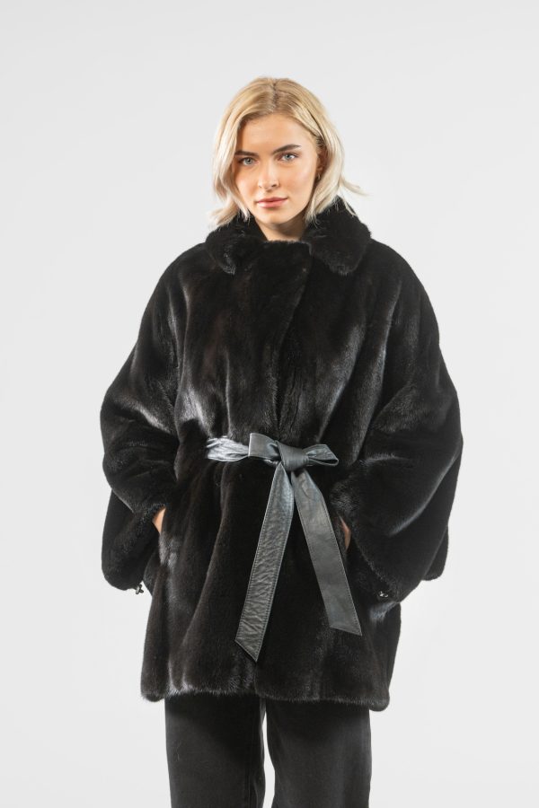 Palomino Cross Mink Fur Jacket