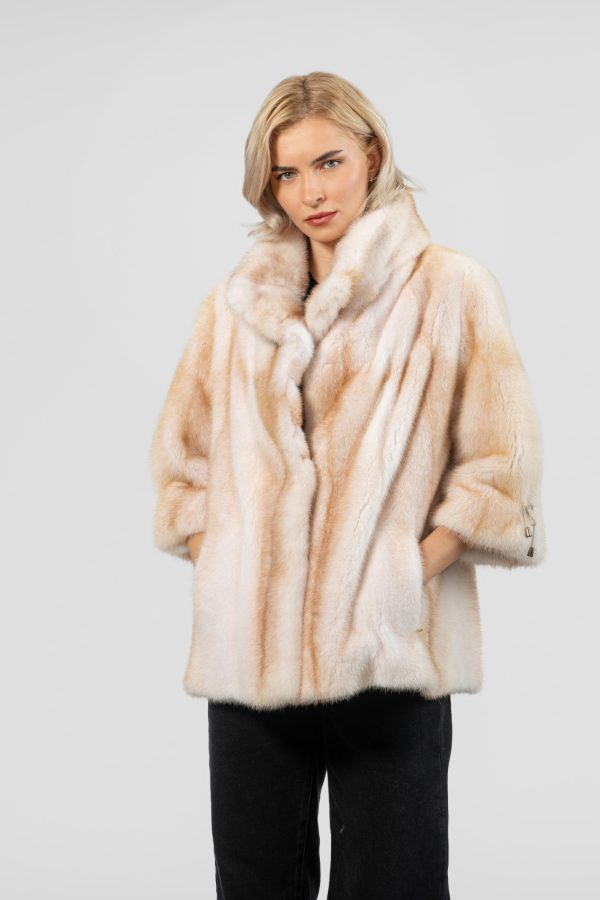 Palomino Cross Mink Fur Jacket