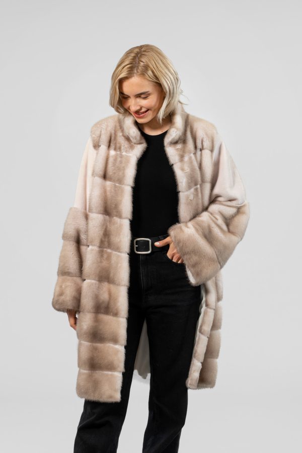 Ice Oversized Mink Fur Coat