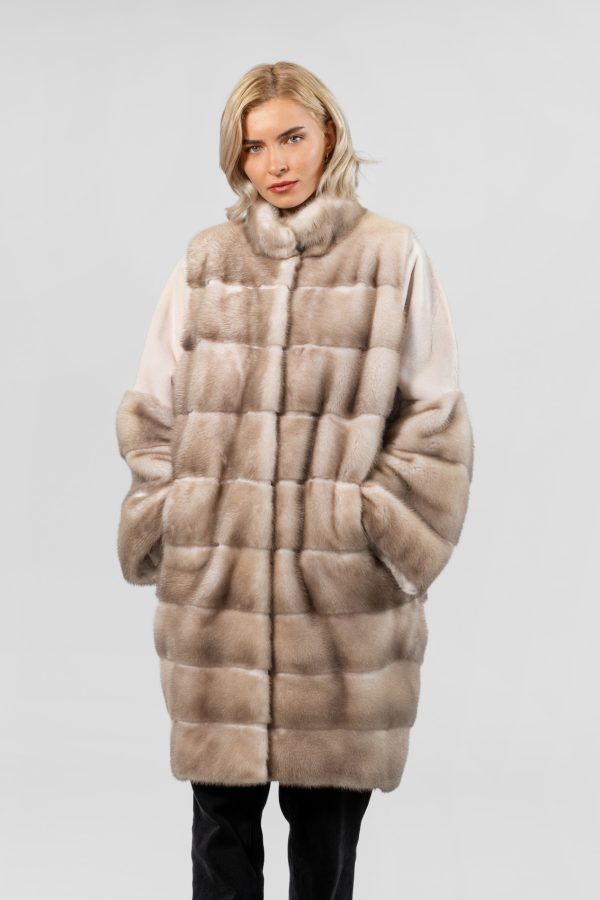 Ice Oversized Mink Fur Coat