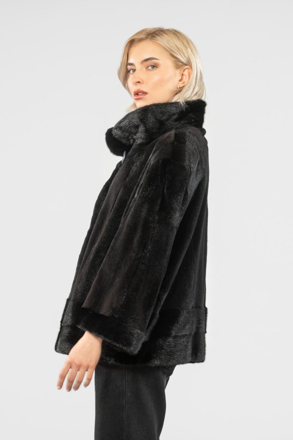 Sheared Short Mink Fur Jacket