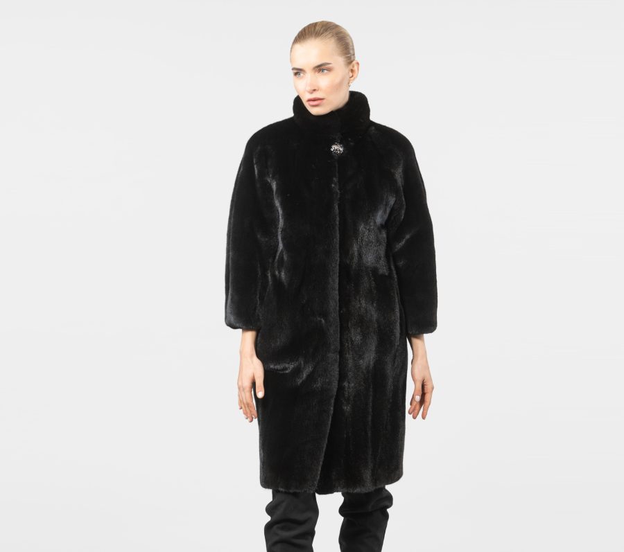 Blackglama Full Pelts Mink Fur Coat