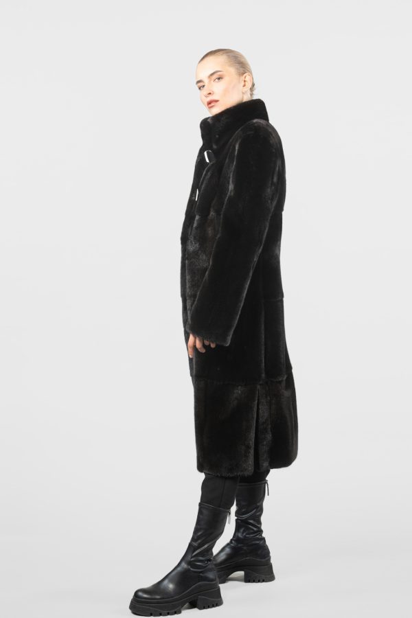 Blackglama Stand Up Collar Mink Fur Coat