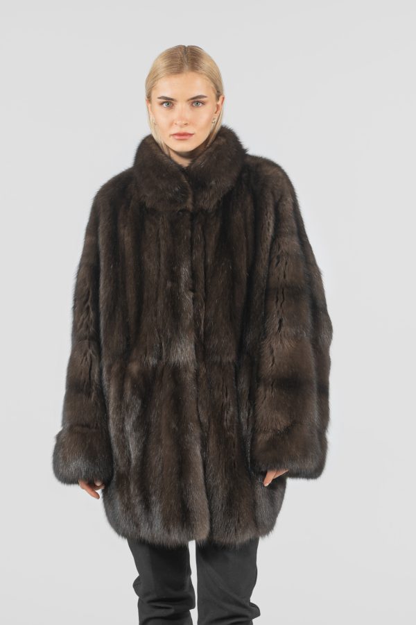 Dark Sable Fur Jacket