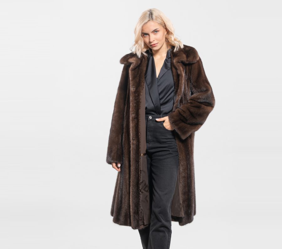 Oversized Demi Buff Mink Fur Jacket