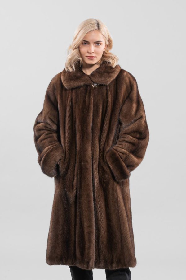 Demi-Buff Let Out Mink Fur Jacket