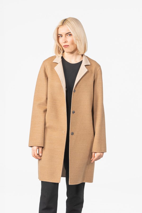Beige Cashmere and Wool Jacket