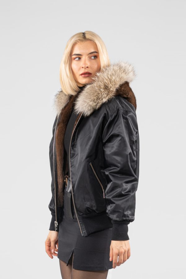 Reversible Mink Fur Bomber