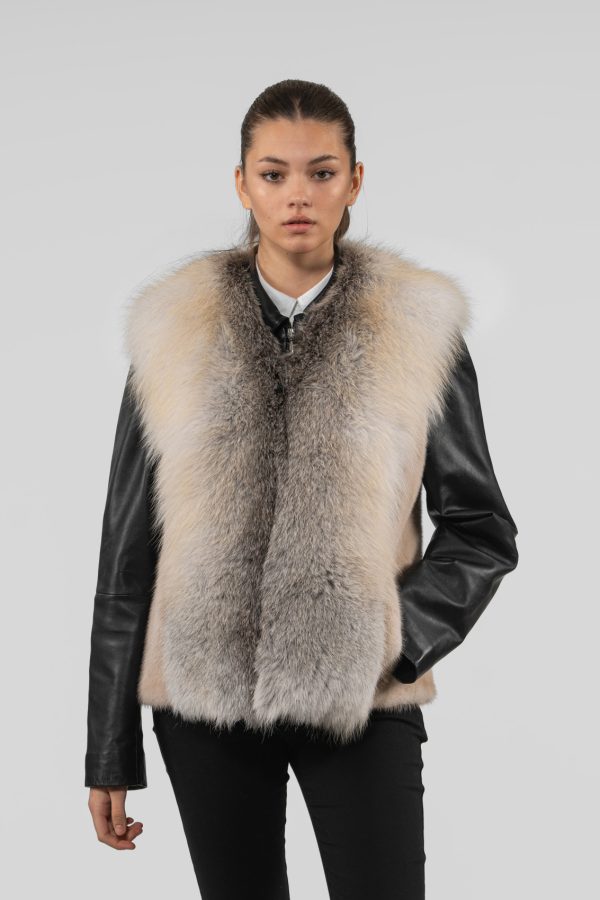 Pearl Mink And Fox Fur Vest