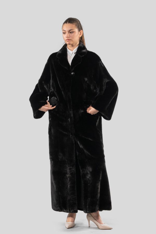 Ankle Length Blackglama Mink Fur Coat