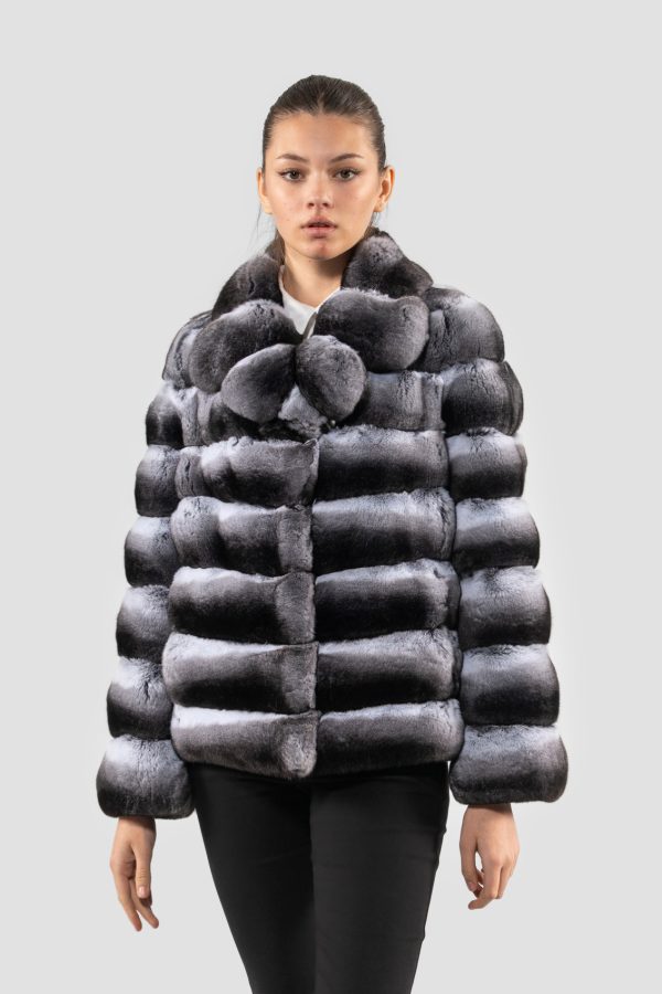 Short Chinchilla Fur Jacket