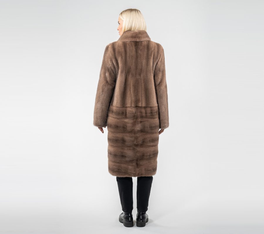Light Brown Mink Fur Coat