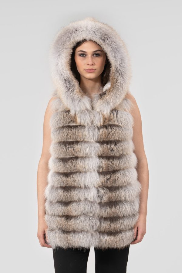 Fawn Light Fox Fur Vest
