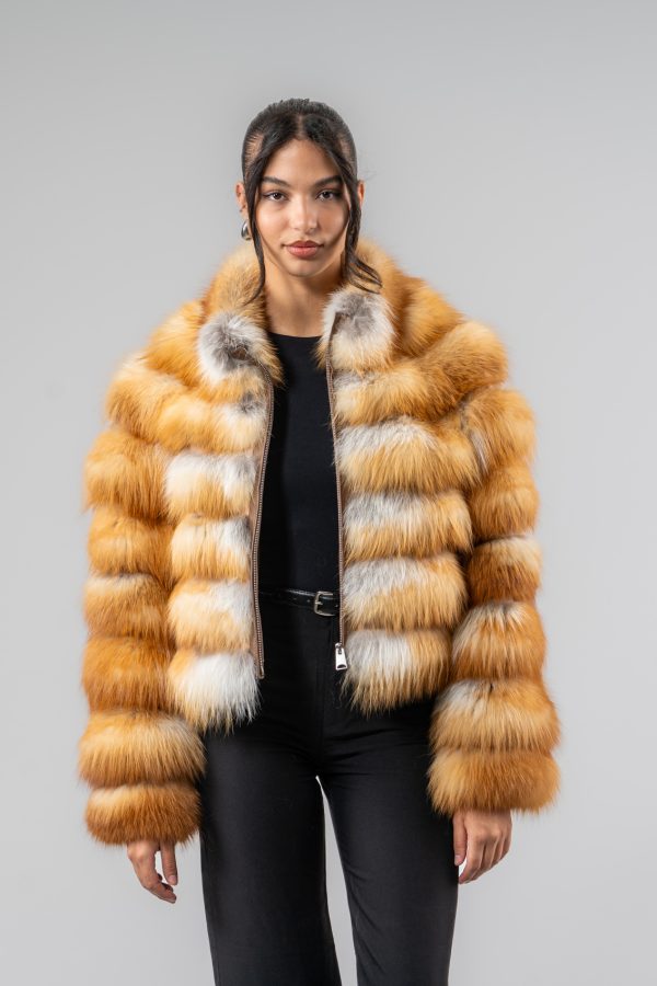 Red Fox Fur Short Jacket