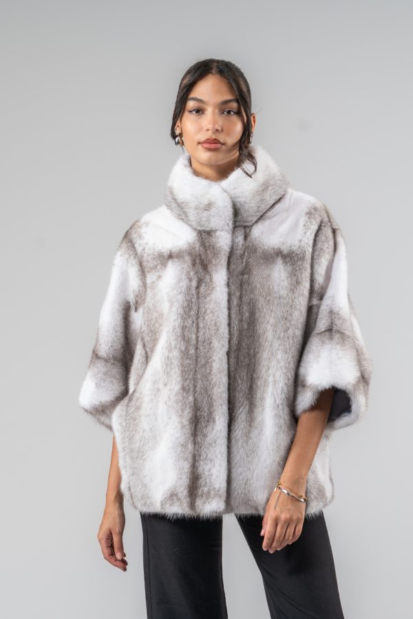Silver Cross Mink Fur Jacket