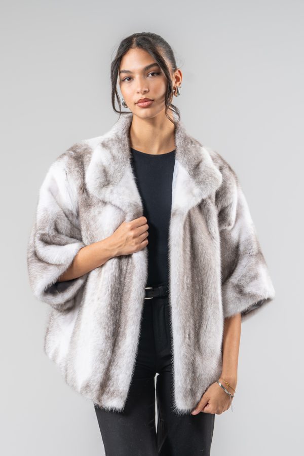 Silver Cross Mink Fur Jacket