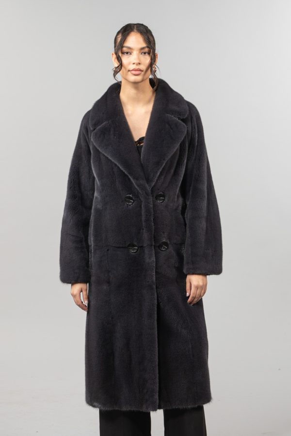 Black Onyx Mink Fur Coat