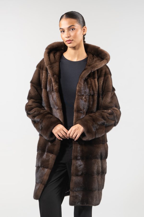Demi-Buff Mink Fur Coat