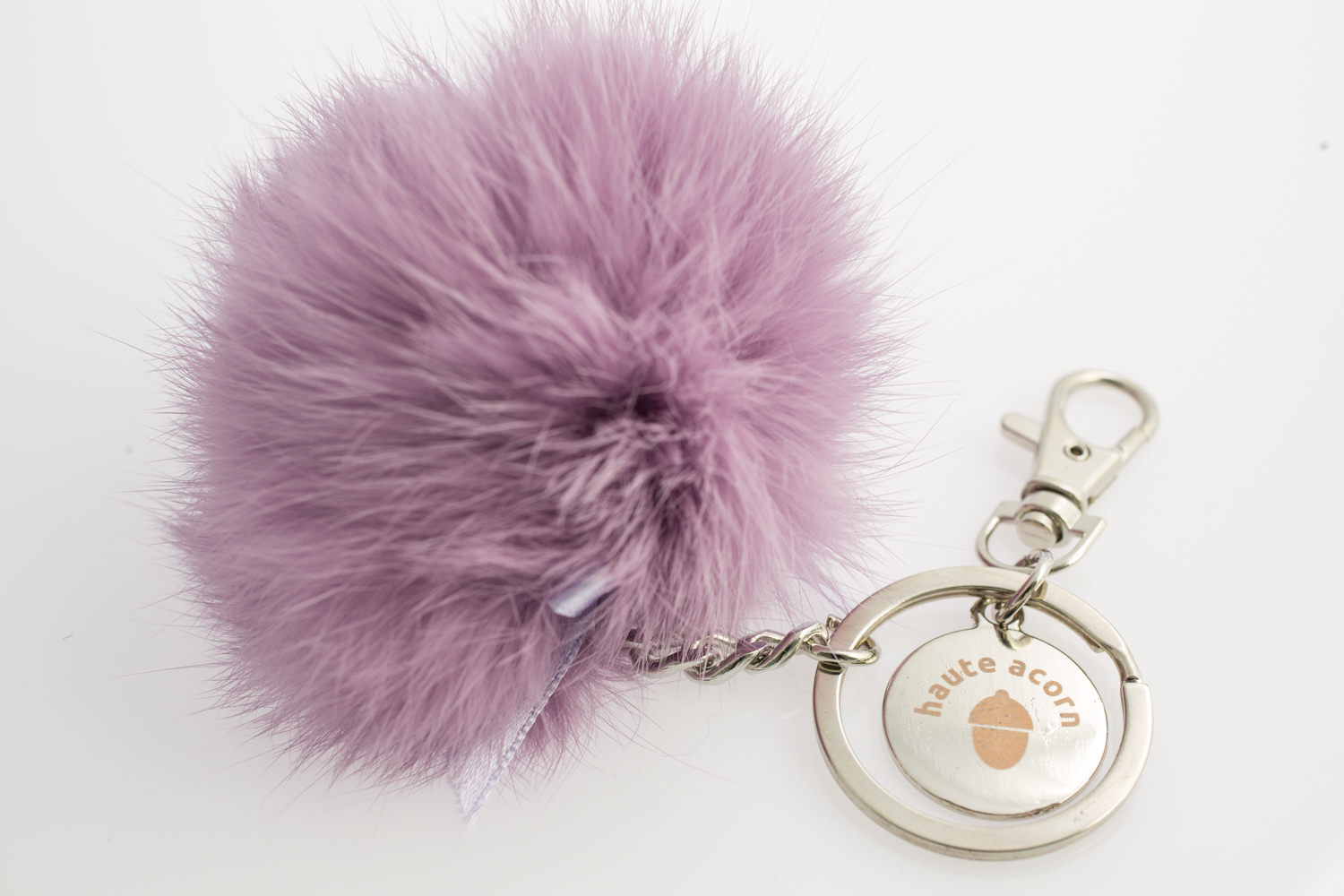 The Purple haze Fur Keychain - Haute Acorn