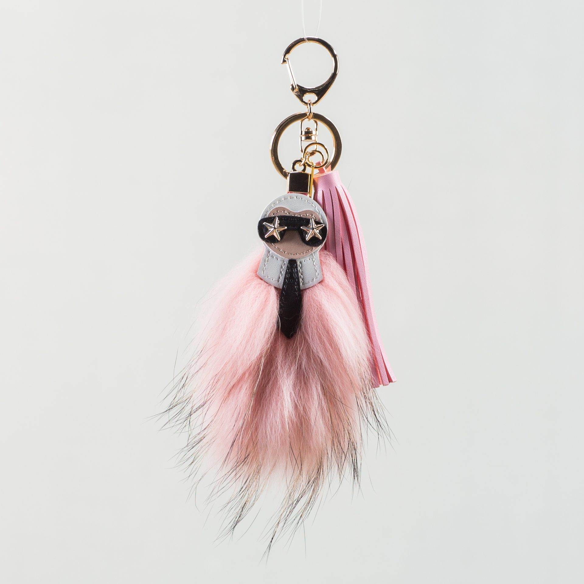 Pink Karlito Fur Keychain I Made of 