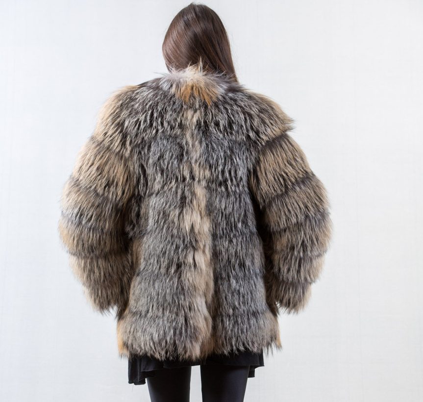 Gross Fox Fur Jacket - Real Fur Coats , Vests , Keychains , Slides and Hats