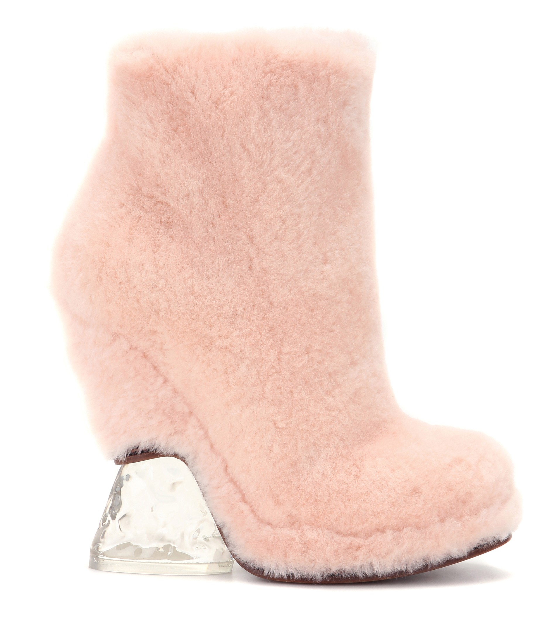 fendi-light-rose-fur-wedge-ankle-boots