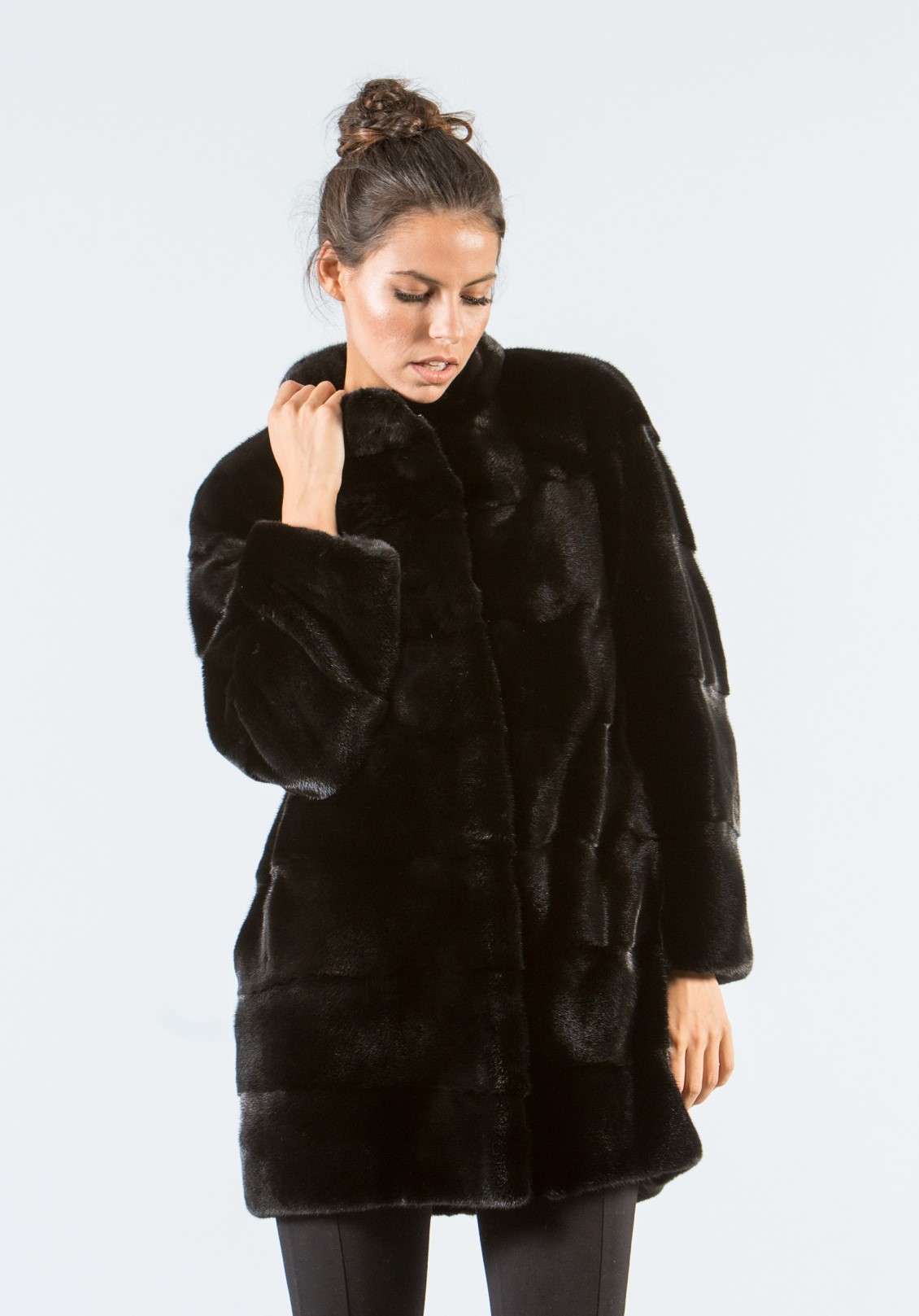 Blackglama Mink Fur Jacket - 100% Real Fur Coats - Haute Acorn