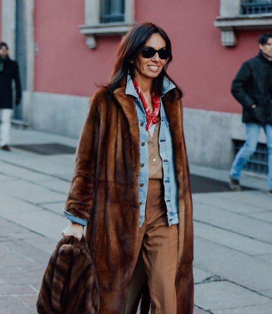 20 Celebrities Rockin The Mink Fur, How To Style A Brown Fur Coat