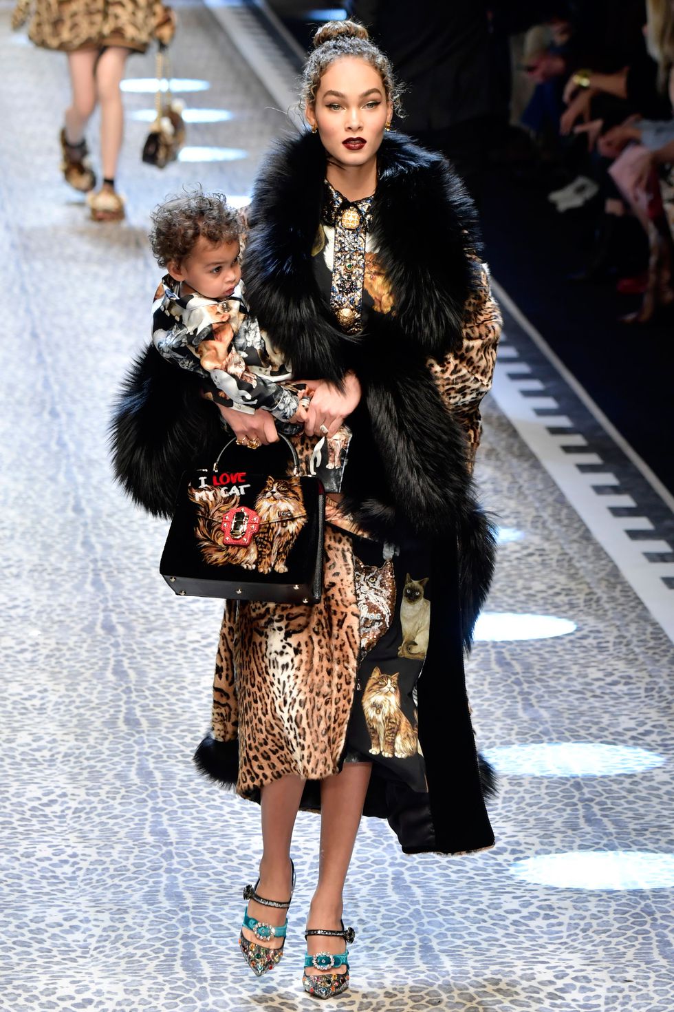 Dolce Gabbana fur coat