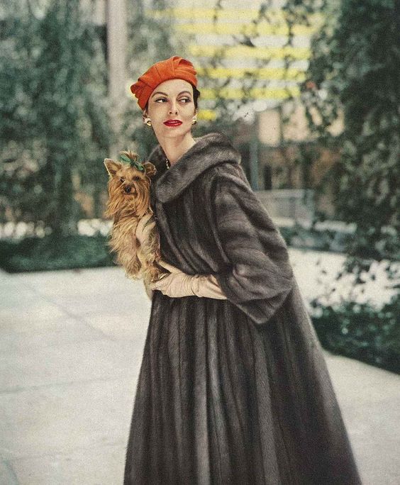 Carmen Dell'Orefice, Vogue, October 1955