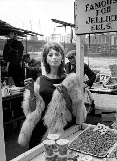 Sophia Loren in Lonodn 1960s