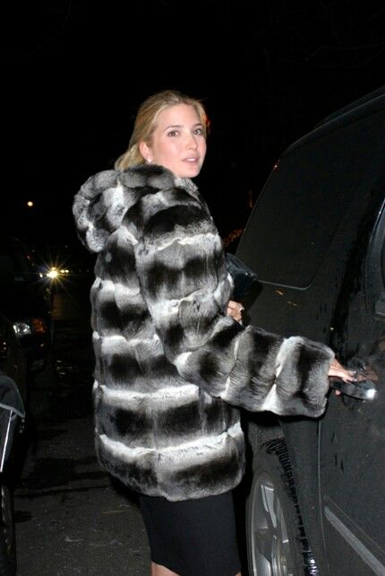 ivanka trump wearing chinchilla fur