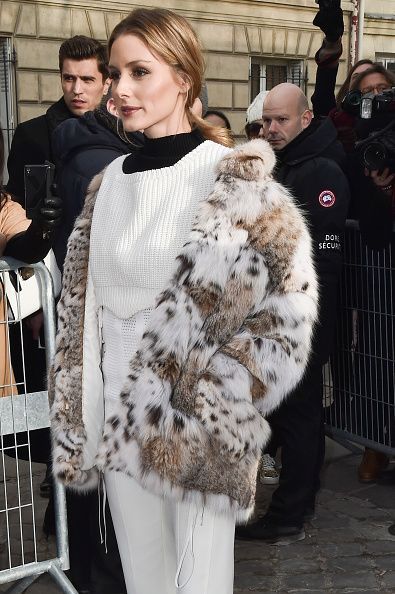 olivia palermo lynx fur