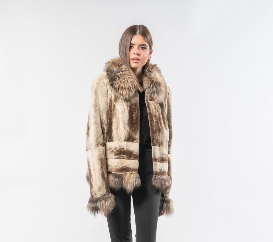 Vintage Iceberg Mink Fur Jacket-100% Real Fur Coats - Haute Acorn