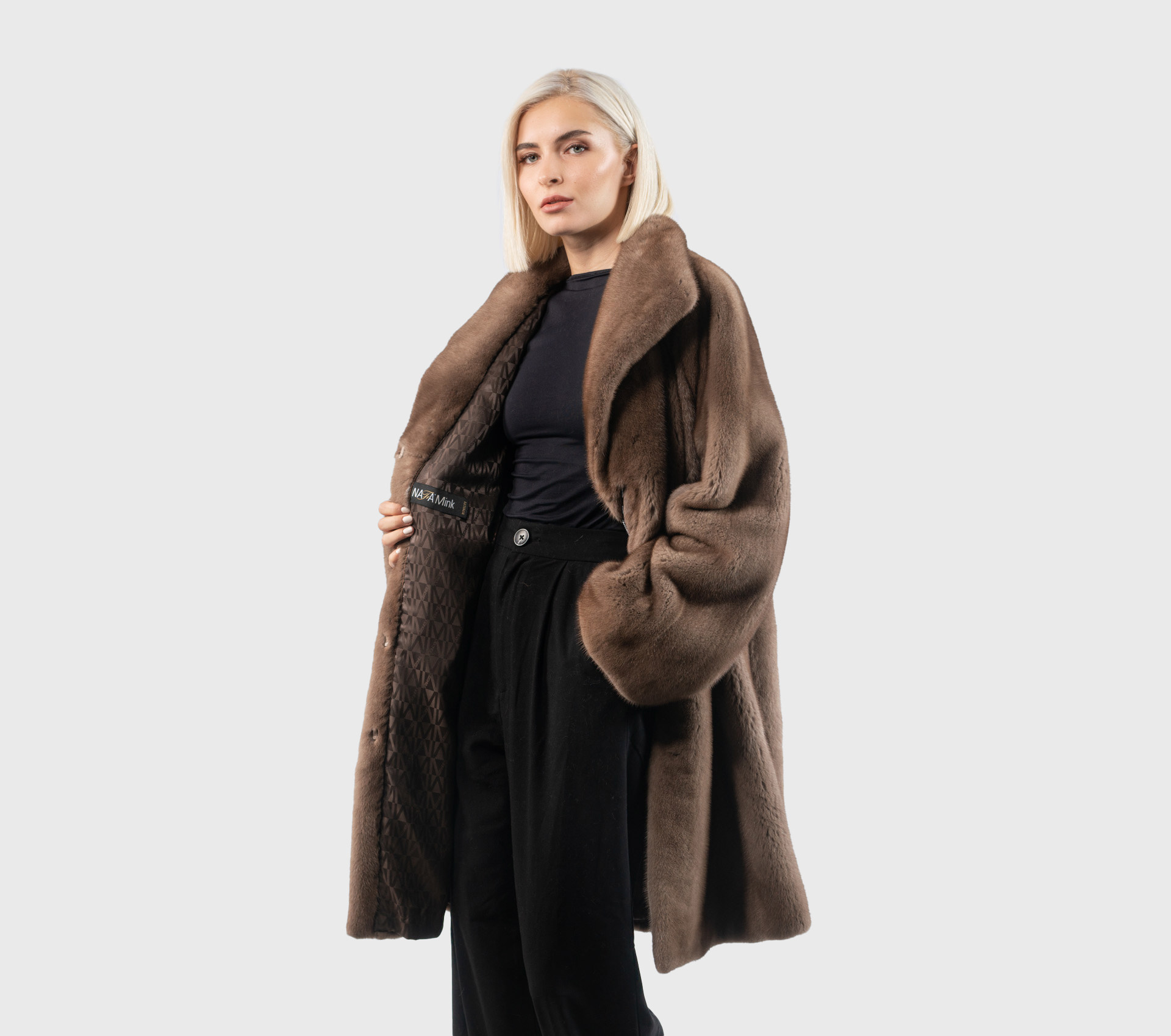 Pastel Mink Fur Jacket - 100% Real Fur - Haute Acorn